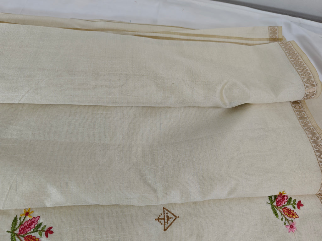 Tussar Cotton-KSV6006-Cream