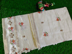 Tussar Cotton-KSV6008-Cream
