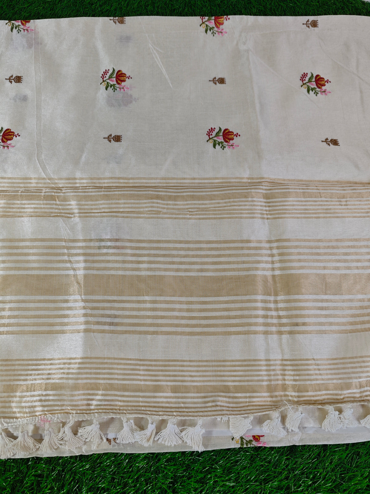 Tussar Cotton-KSV6008-Cream