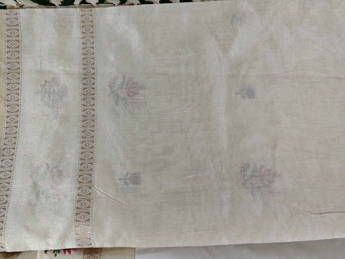 Tussar Cotton-KSV6008-Cream