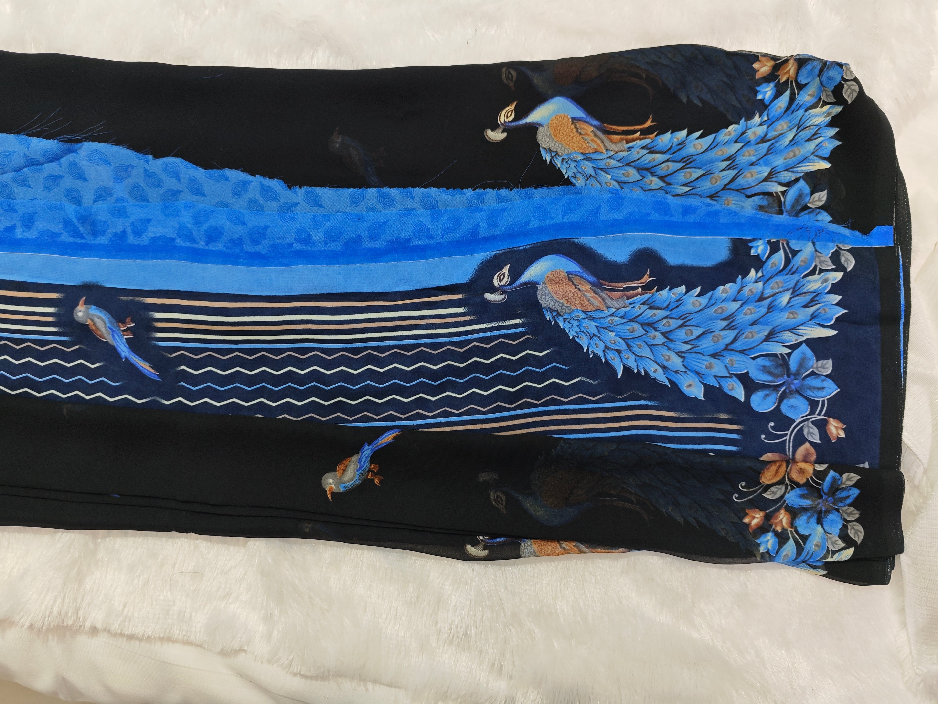 Daily Wear-KSV7002-Black and Blue