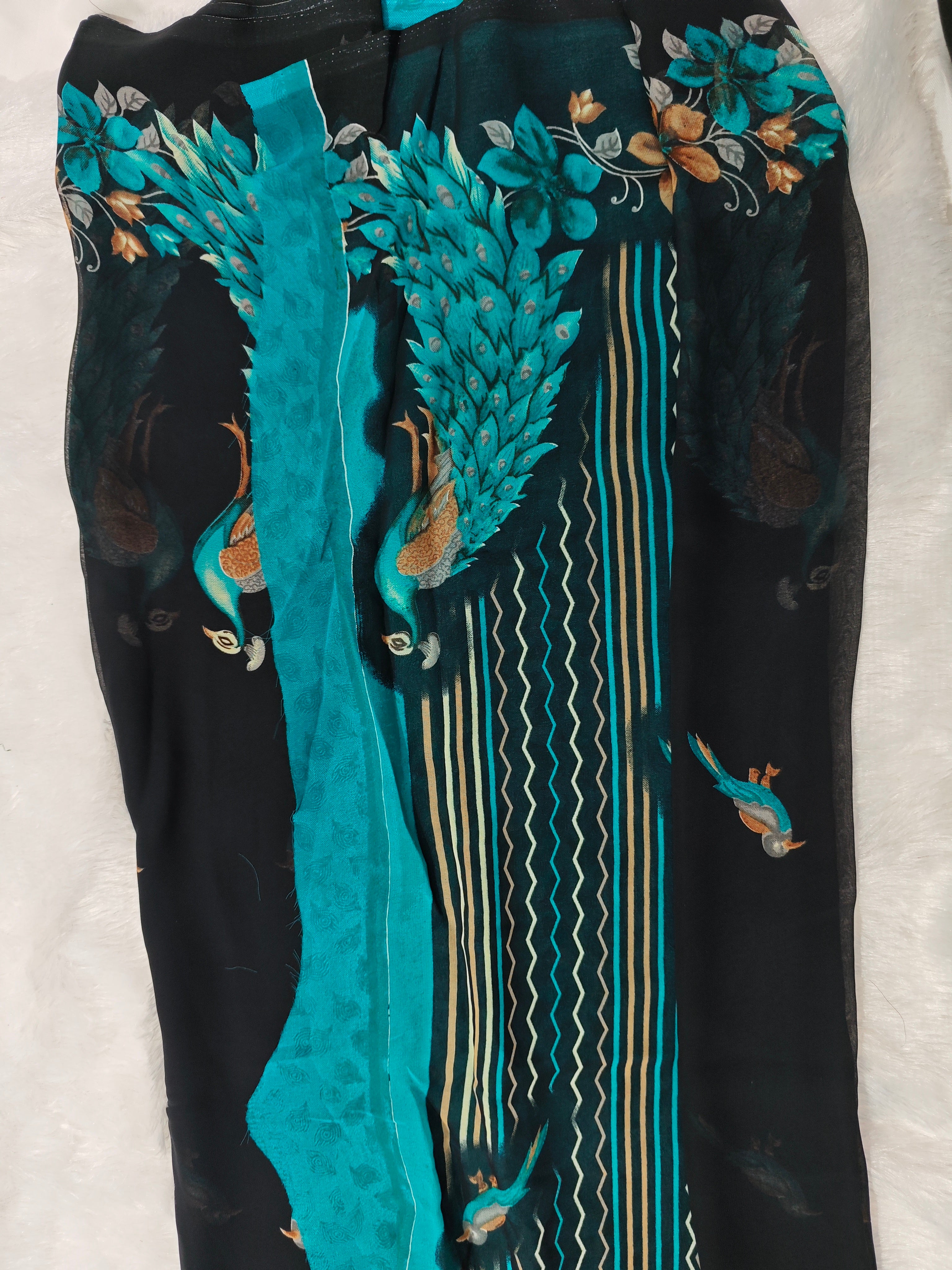 Daily Wear-KSV7003-Black and Green