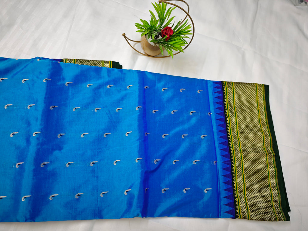 Narayanpet Pattu-KSV8002-Blue
