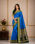 Narayanpet Pattu-KSV8002-Blue