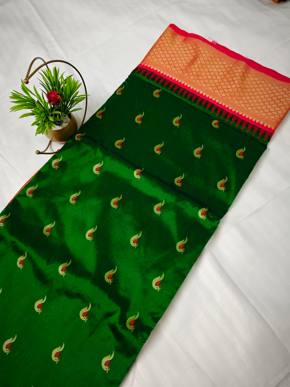 Narayanpet Pattu-KSV8003-Dark Green