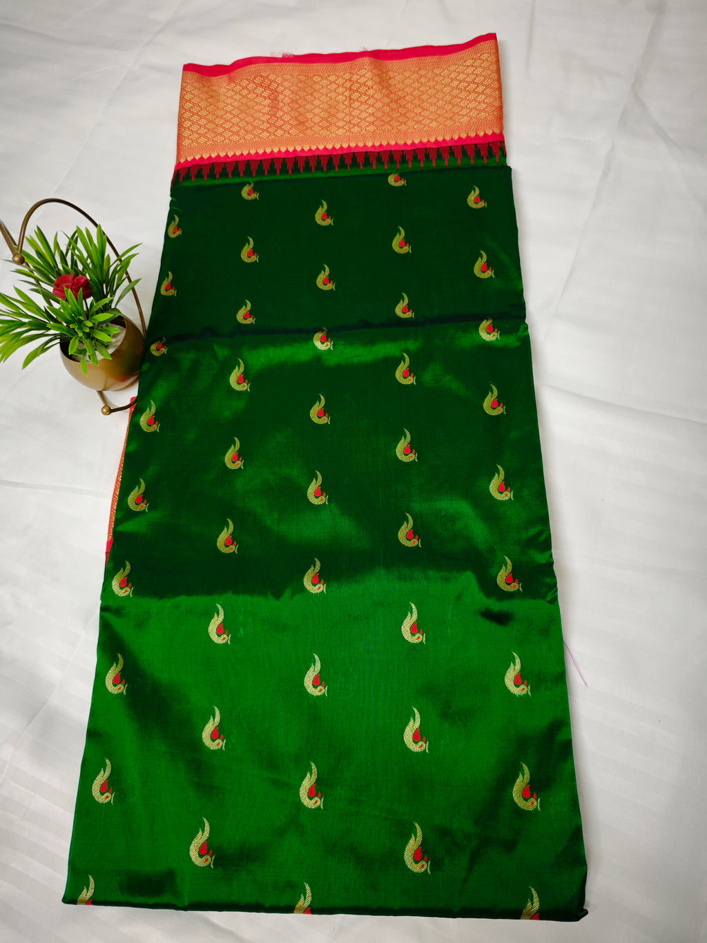 Narayanpet Pattu-KSV8003-Dark Green