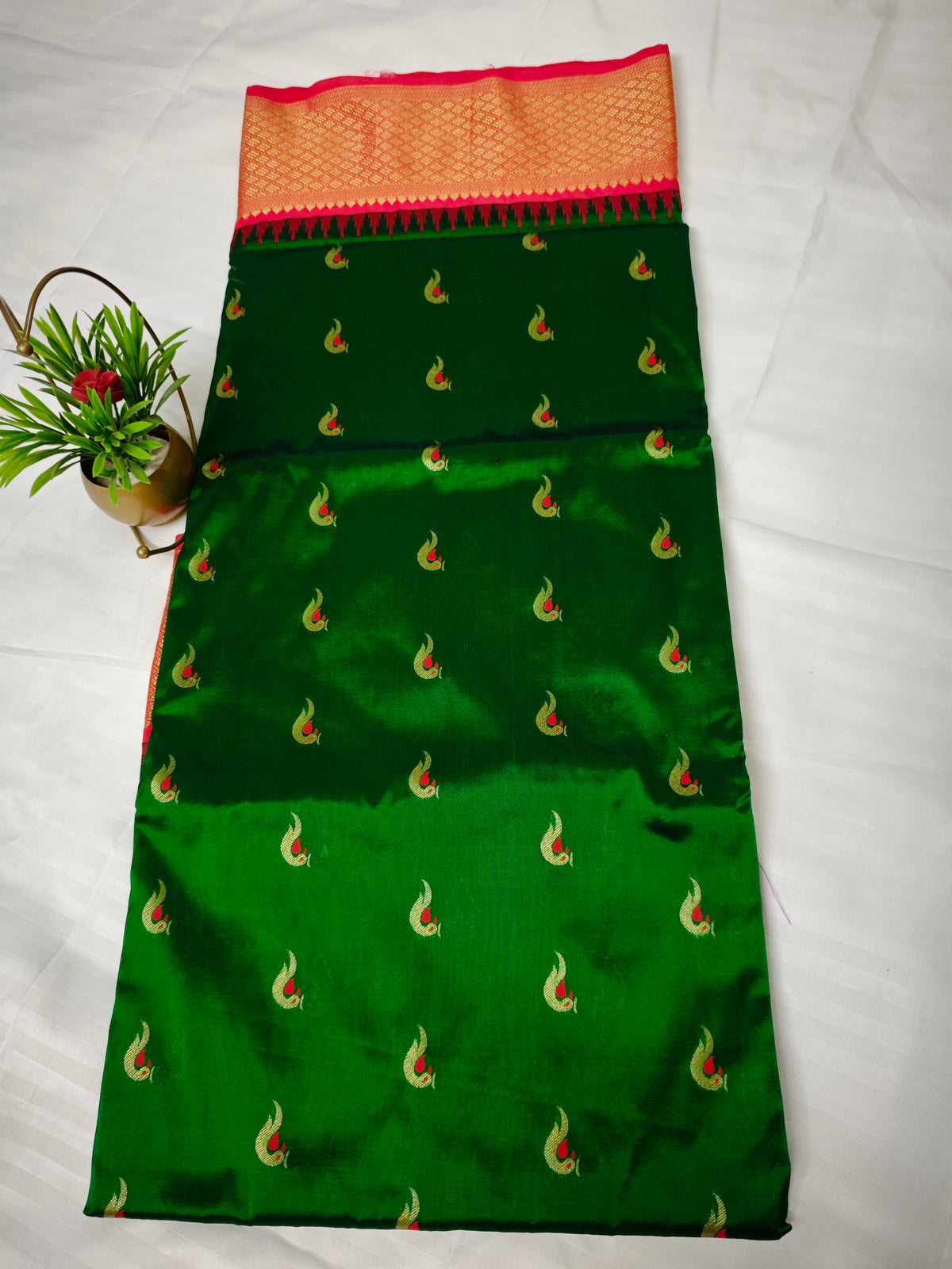 Narayanpet Pattu-KSV8003-Dark Green