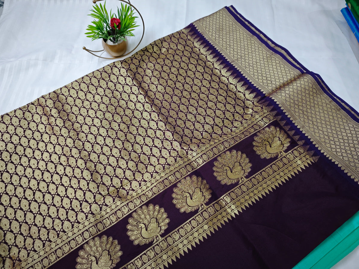 Narayanpet Pattu-KSV8004-Mint Green