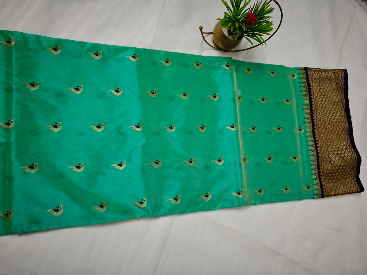Narayanpet Pattu-KSV8004-Mint Green