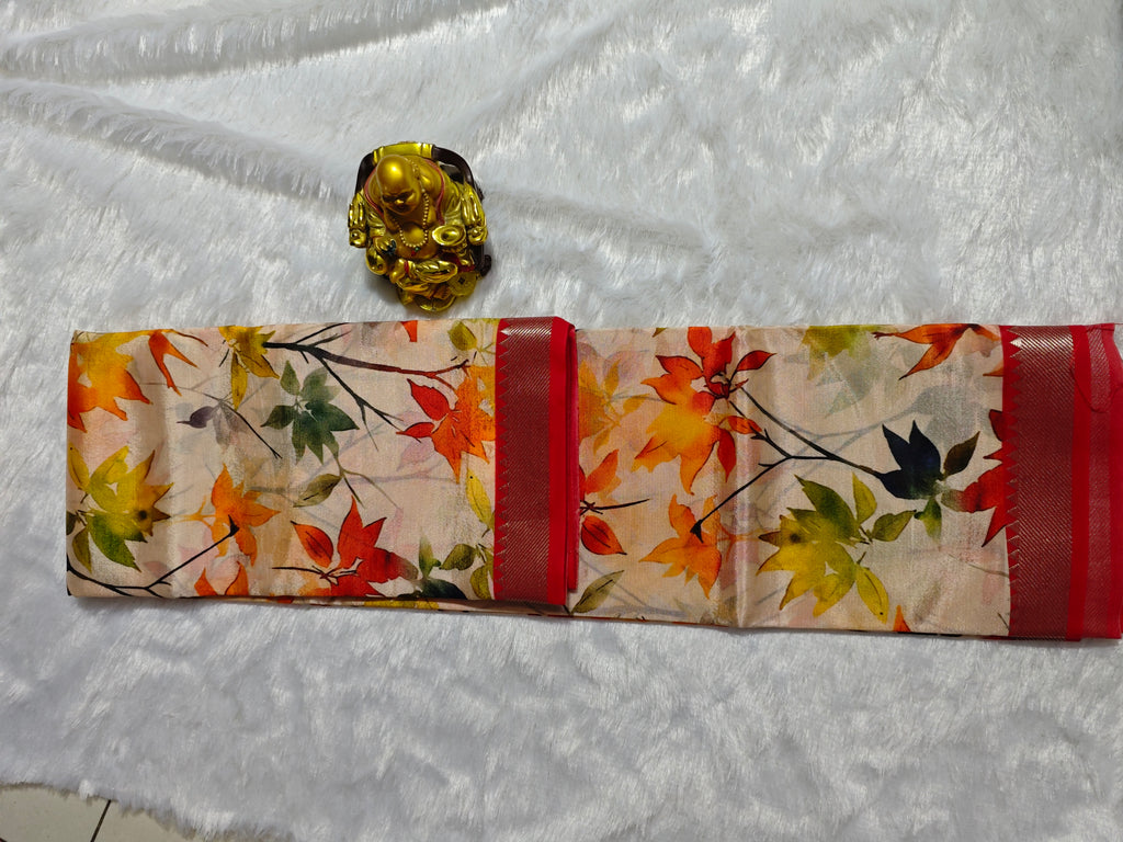 Mangalagiri Print-KSV8006-Rose and Red