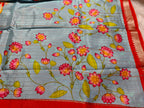 Mangalagiri Print-KSV8007-Blue and Orange