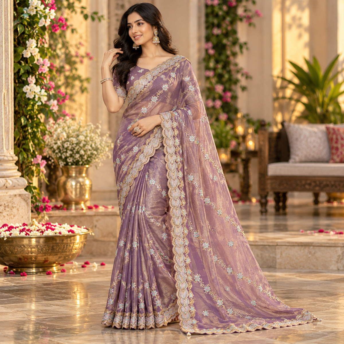 Party Wear-KSV1058-Purple
