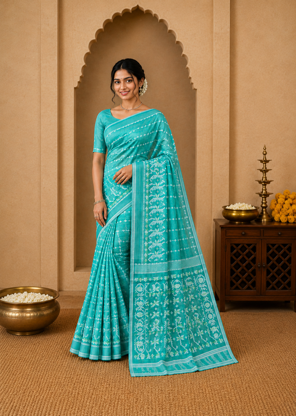 Muslin Cotton Jamdani-KSV-13005