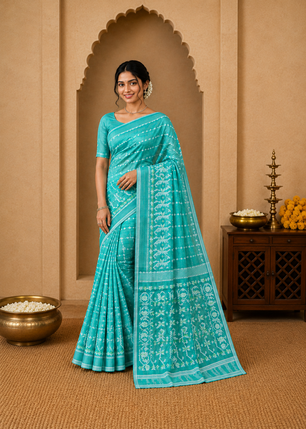 Muslin Cotton Jamdani-KSV-13005