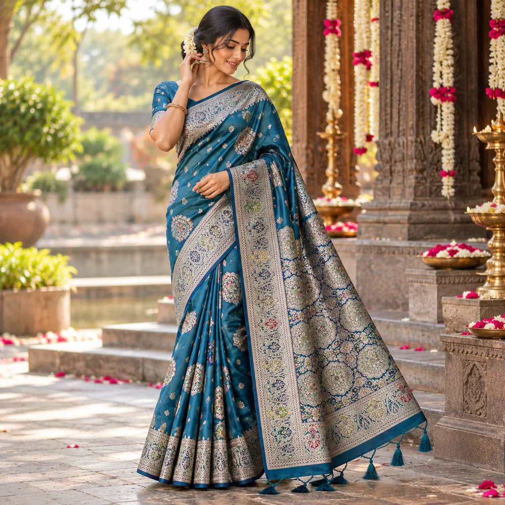Satin Silk-KSV-5080-Powder Blue