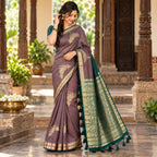 Bansi Silk-KSV-5090-Dusty Mauve