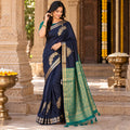Bansi Silk-KSV-5086-Navy Blue