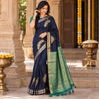 Bansi Silk-KSV-5086-Navy Blue