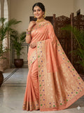 Chiniya Silk - Peach