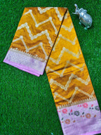 Khaddi Georgette-KSV3013-Mustard