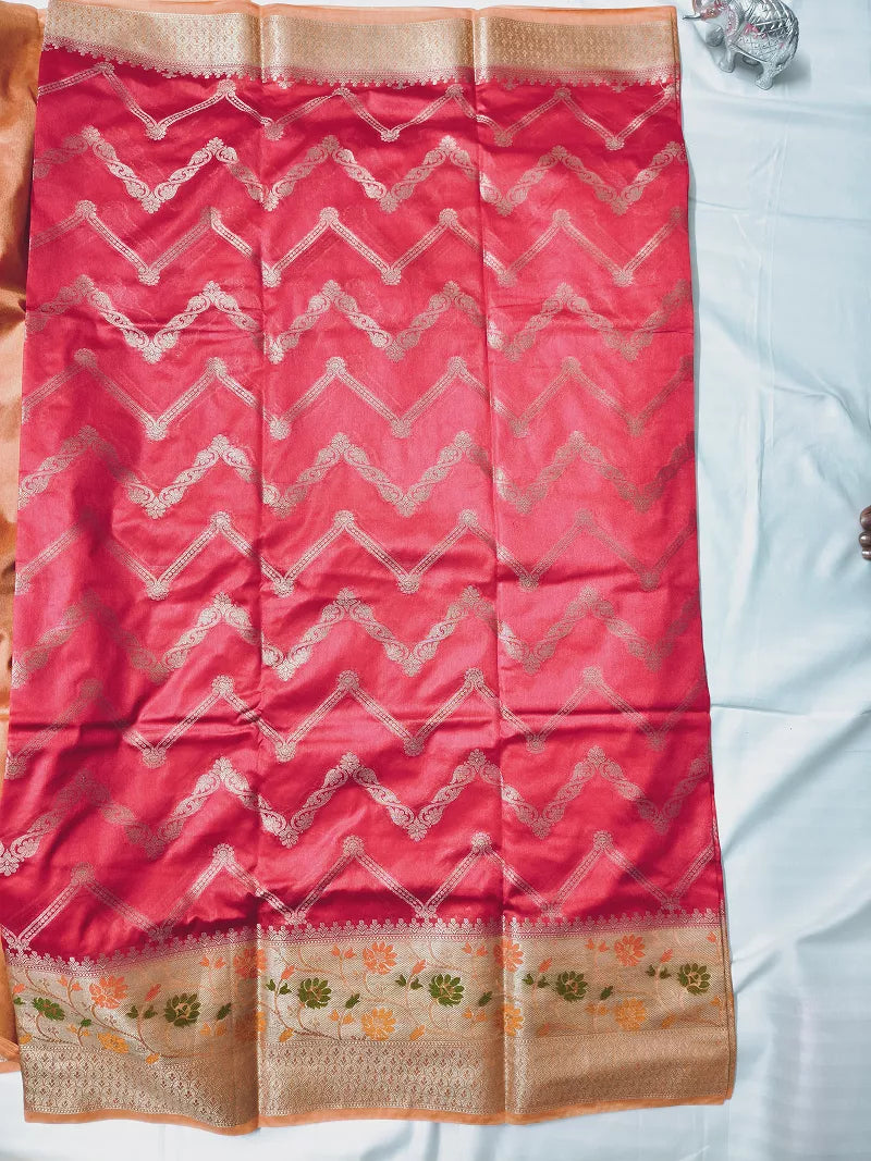 Khaddi Georgette-KSV3015-Red