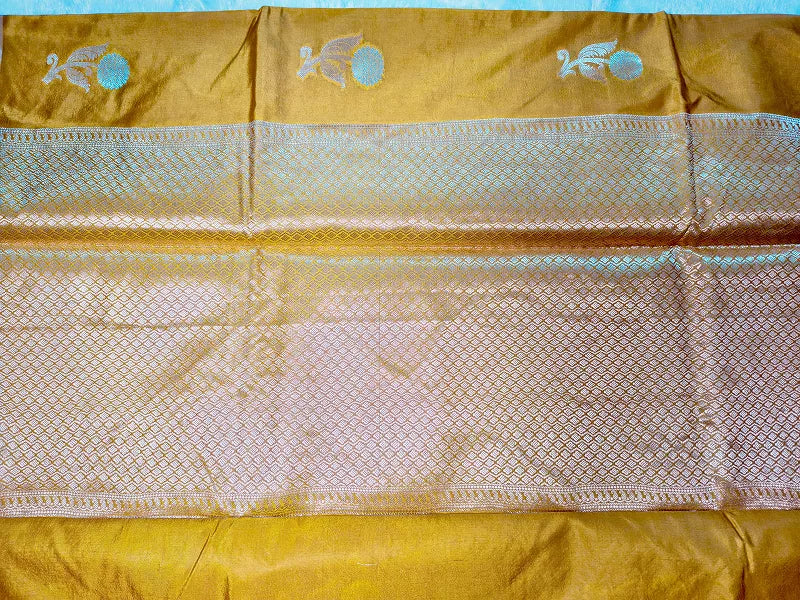 Green Mango Silk-KSV5056-Mustard
