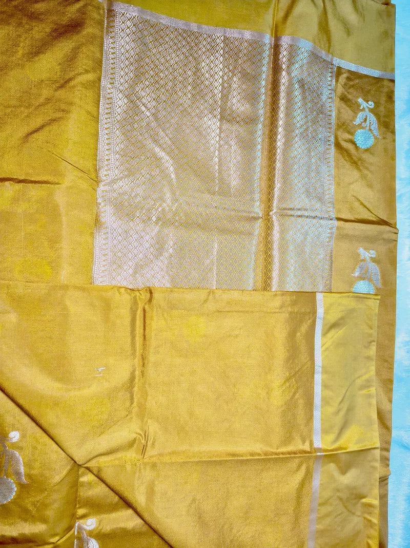 Green Mango Silk-KSV5056-Mustard