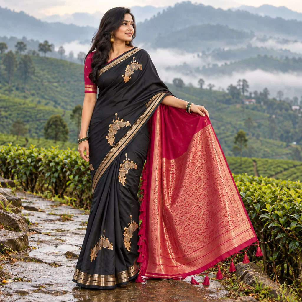 Bansi Silk-KSV-5087-Black